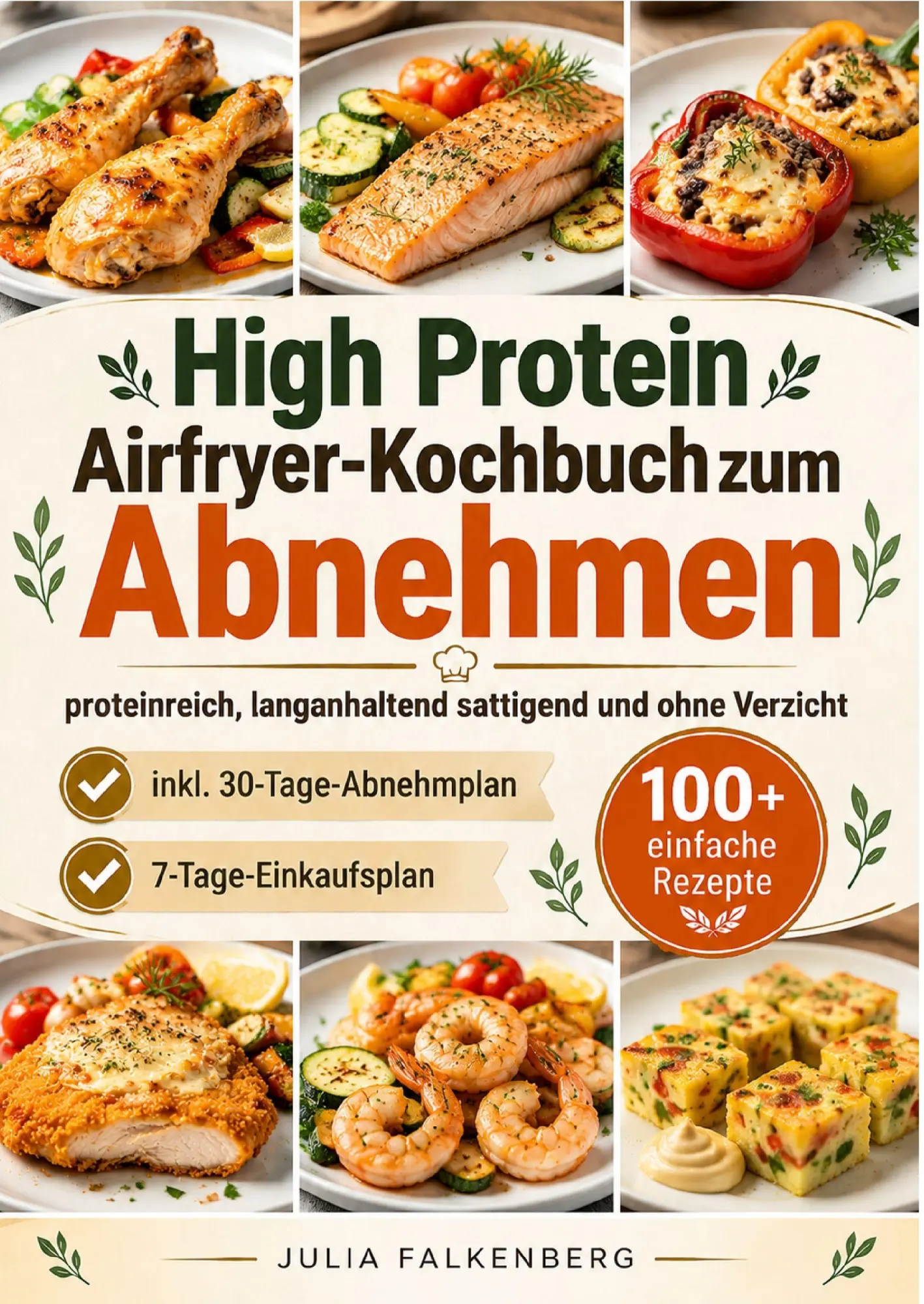 Cover: 9789403943961 | High Protein Airfryer Kochbuch zum Abnehmen | Julia Falkenberg | Buch