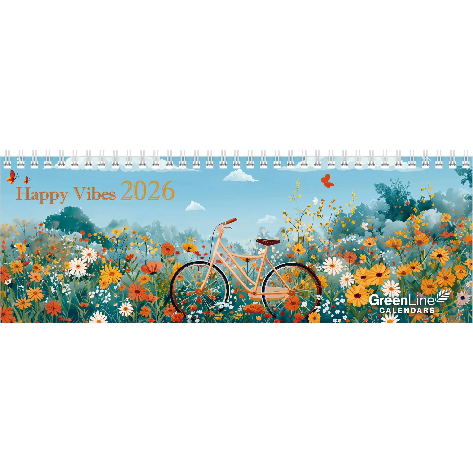Cover: 4069095004061 | GreenLine Happy Vibes 2026 - Tischquerkalender - Tischkalender -...
