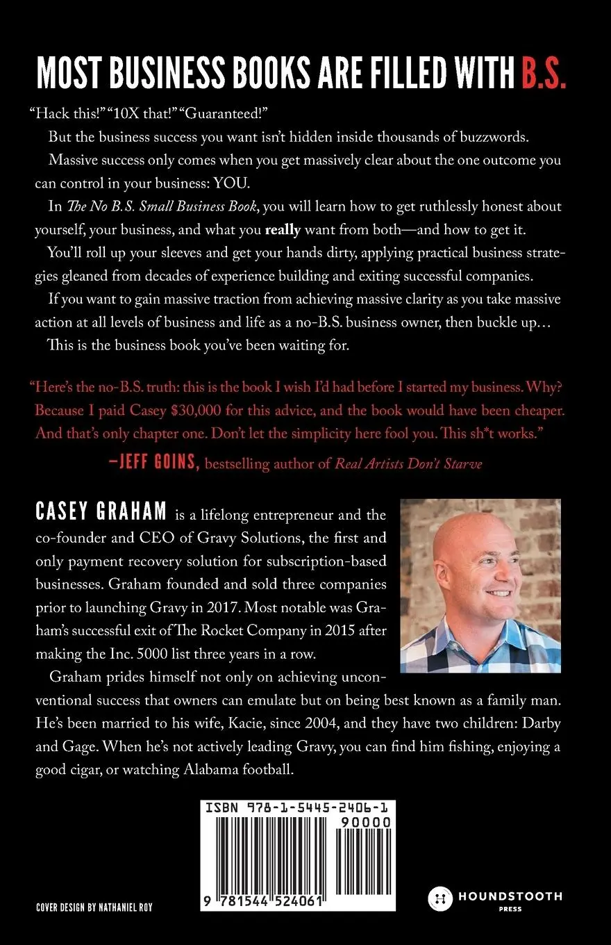 Rückseite: 9781544524061 | The No B.S. Small Business Book | How to Win When Most Fail | Graham