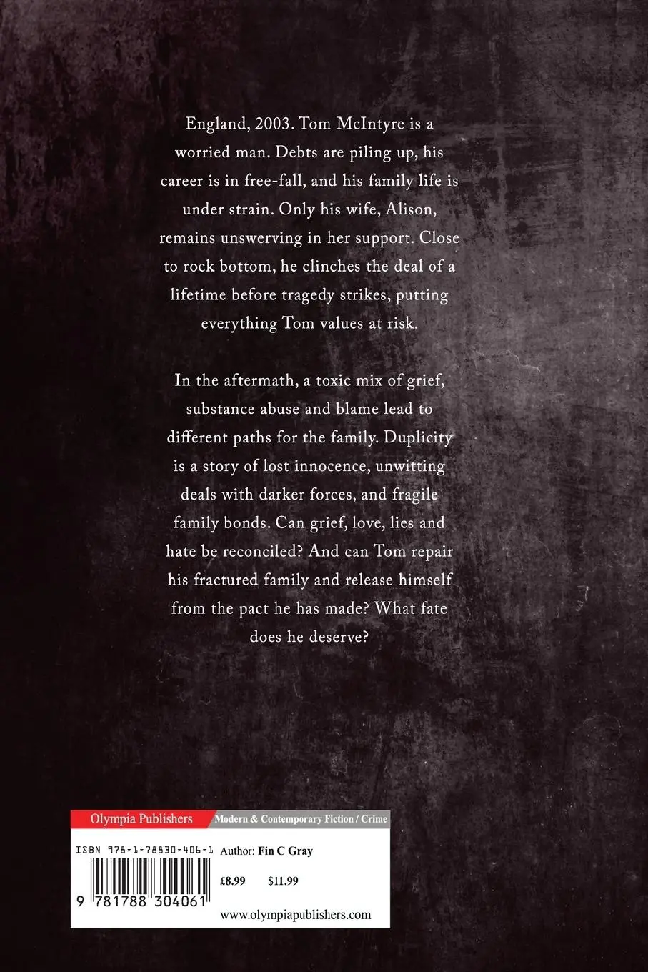 Rückseite: 9781788304061 | Duplicity | Fin C. Gray | Taschenbuch | Kartoniert / Broschiert | 2019