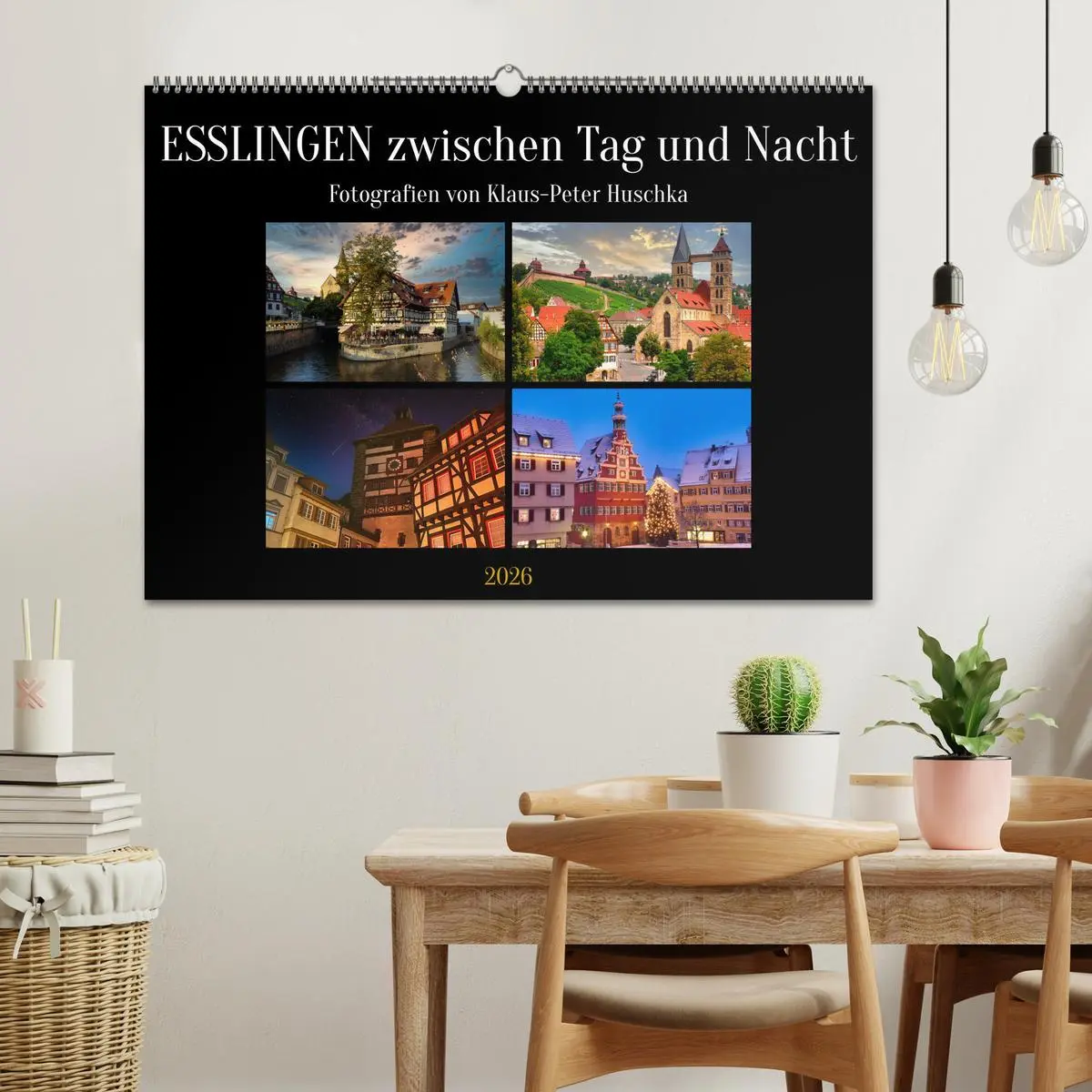 Bild: 9783457374061 | Esslingen zwischen Tag und Nacht (Wandkalender 2026 DIN A2 quer),...