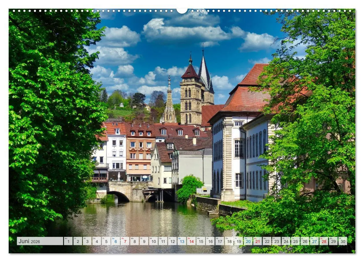 Bild: 9783457374061 | Esslingen zwischen Tag und Nacht (Wandkalender 2026 DIN A2 quer),...