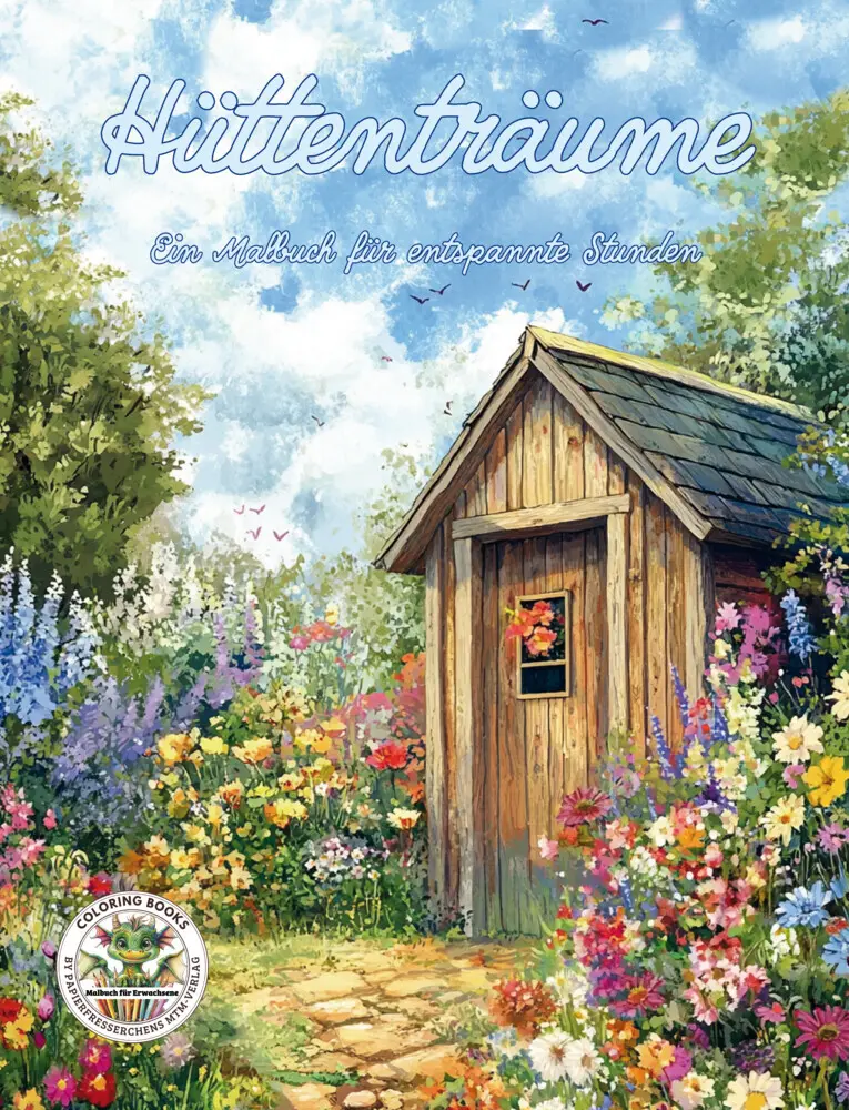 Cover: 9783990514061 | Hüttenträume - Ein Malbuch für entspannte Sunden | Nanja Holland