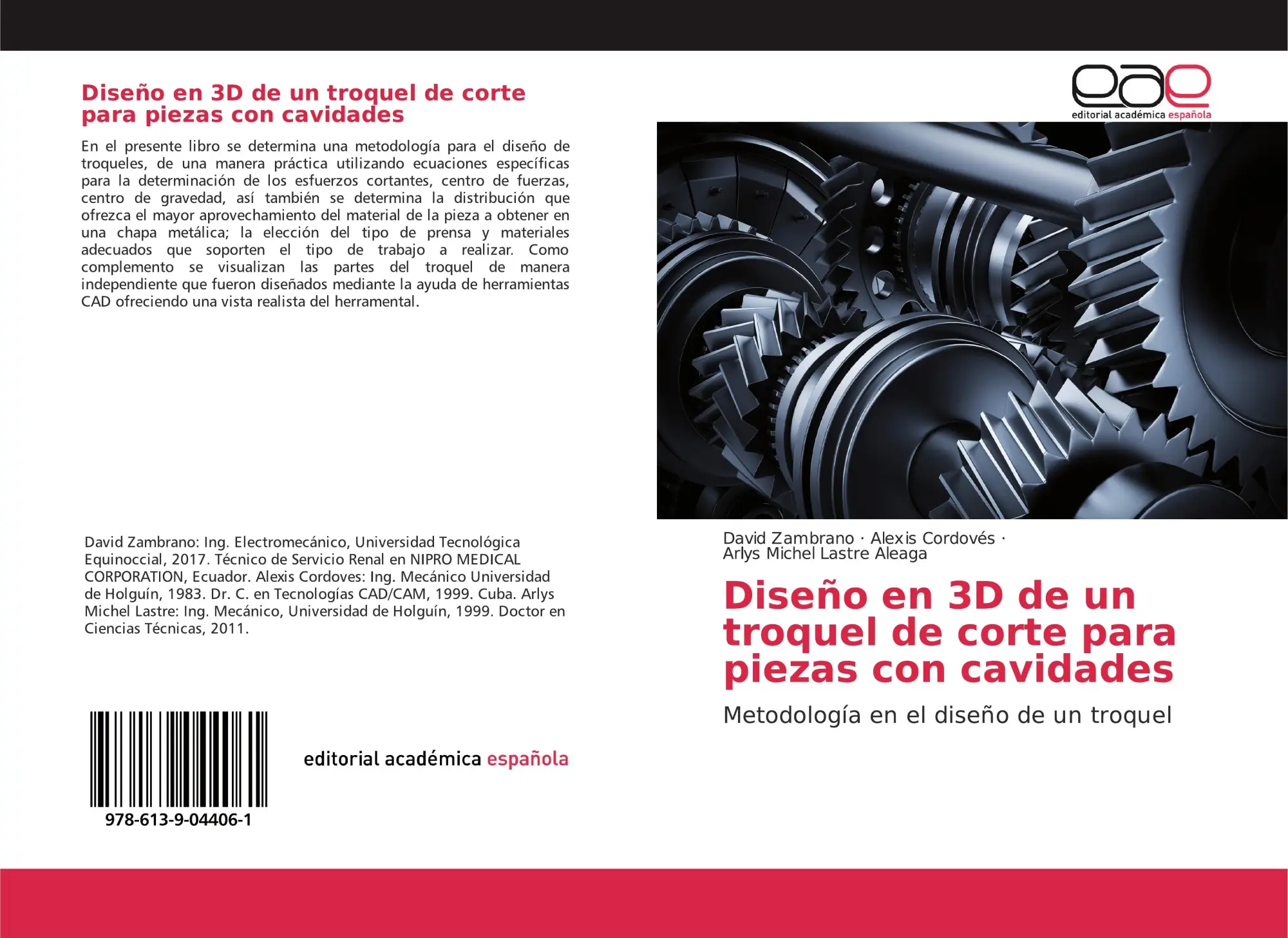 Cover: 9786139044061 | Diseño en 3D de un troquel de corte para piezas con cavidades | Buch