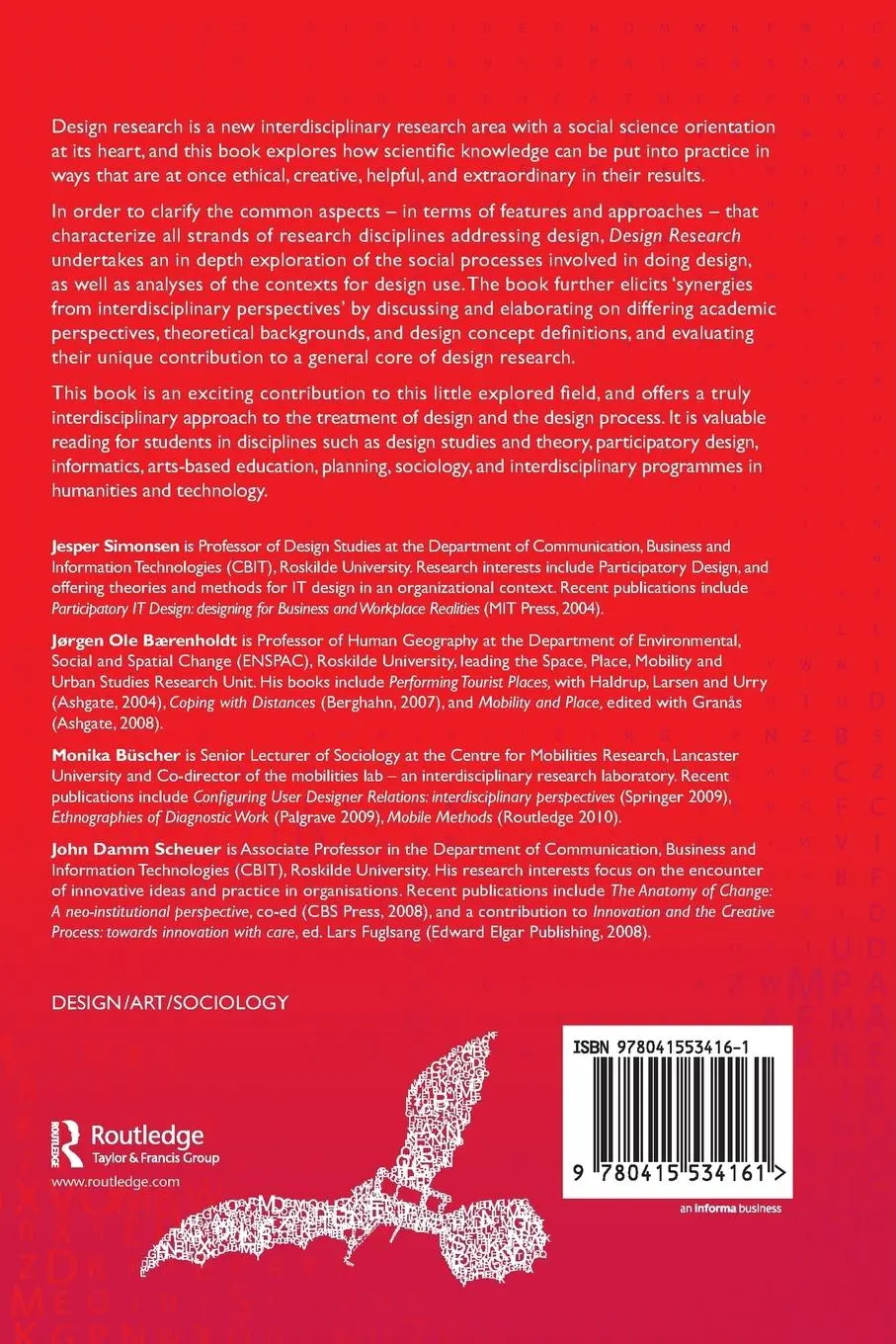 Rückseite: 9780415534161 | Design Research | Synergies from Interdisciplinary Perspectives | Buch
