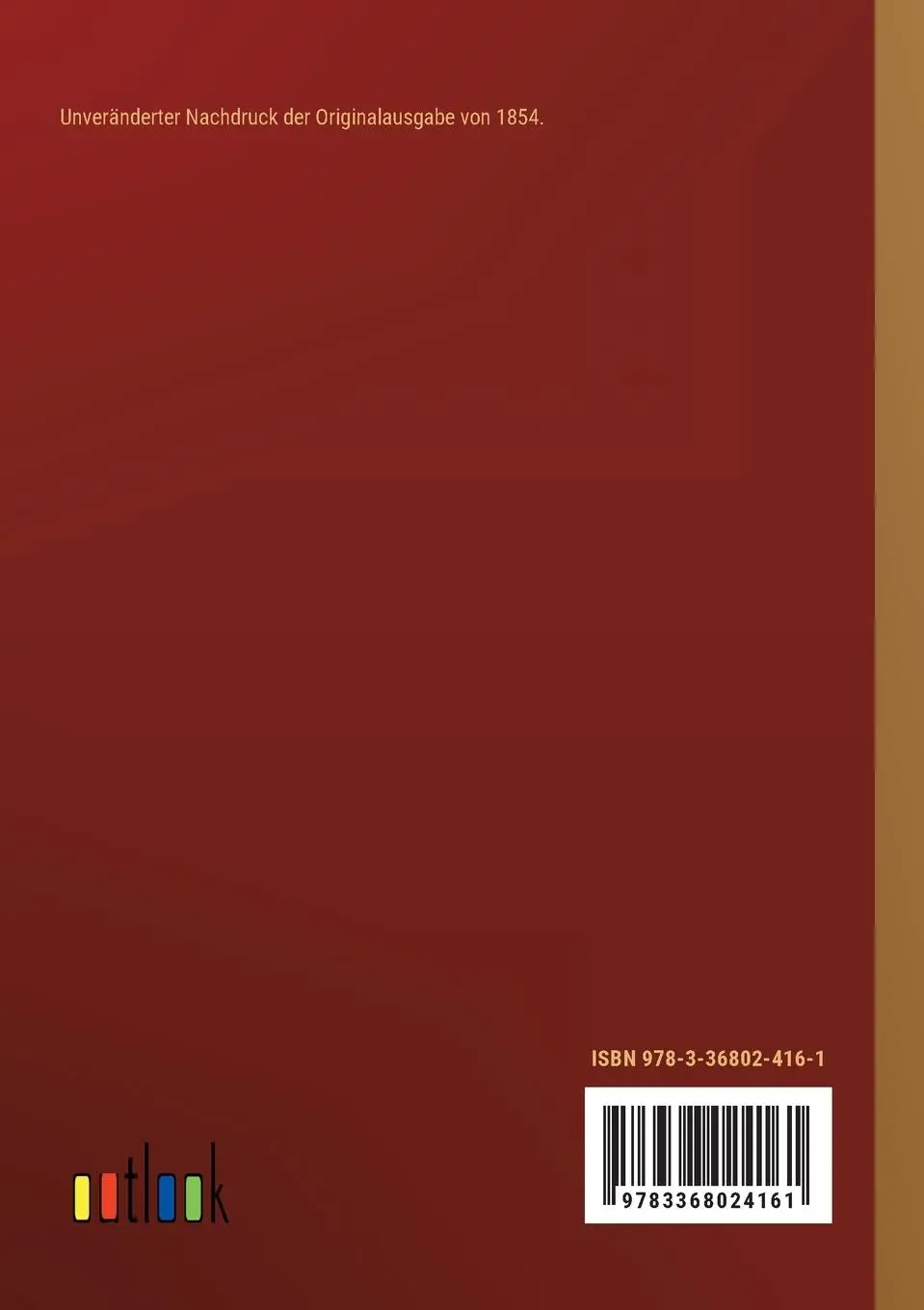 Rückseite: 9783368024161 | Christliche Symbolik | Erster Theil | Wolfgang Menzel | Taschenbuch