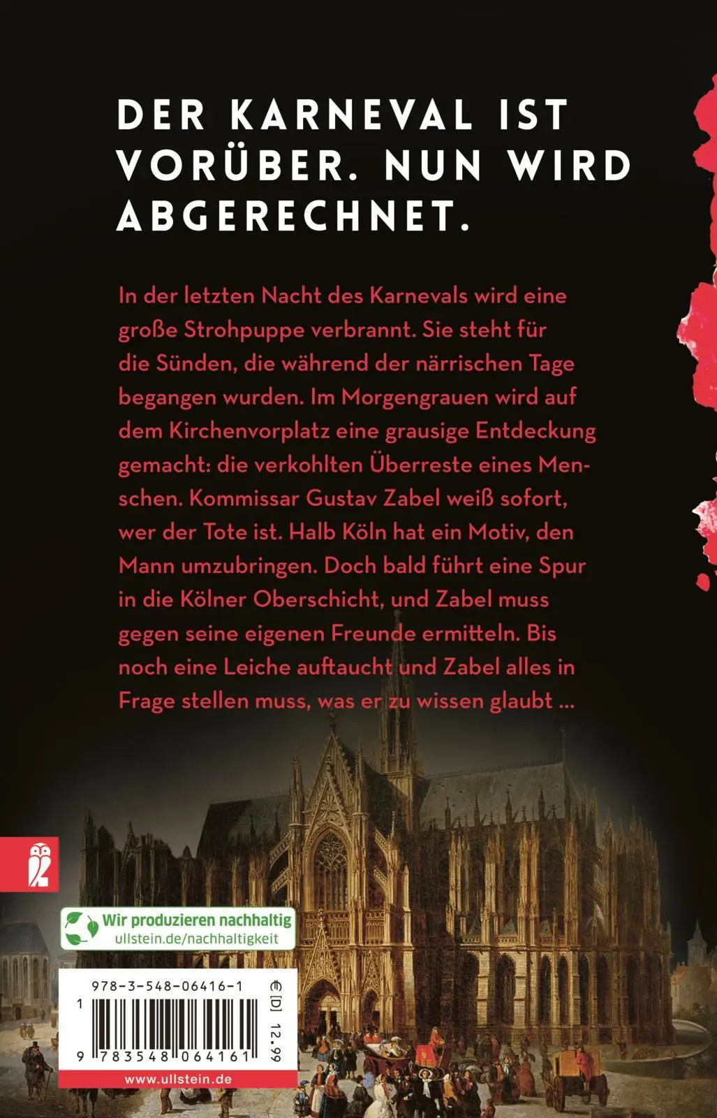 Rückseite: 9783548064161 | Tödlicher Aschermittwoch | Lorenz Stassen | Taschenbuch | 400 S.