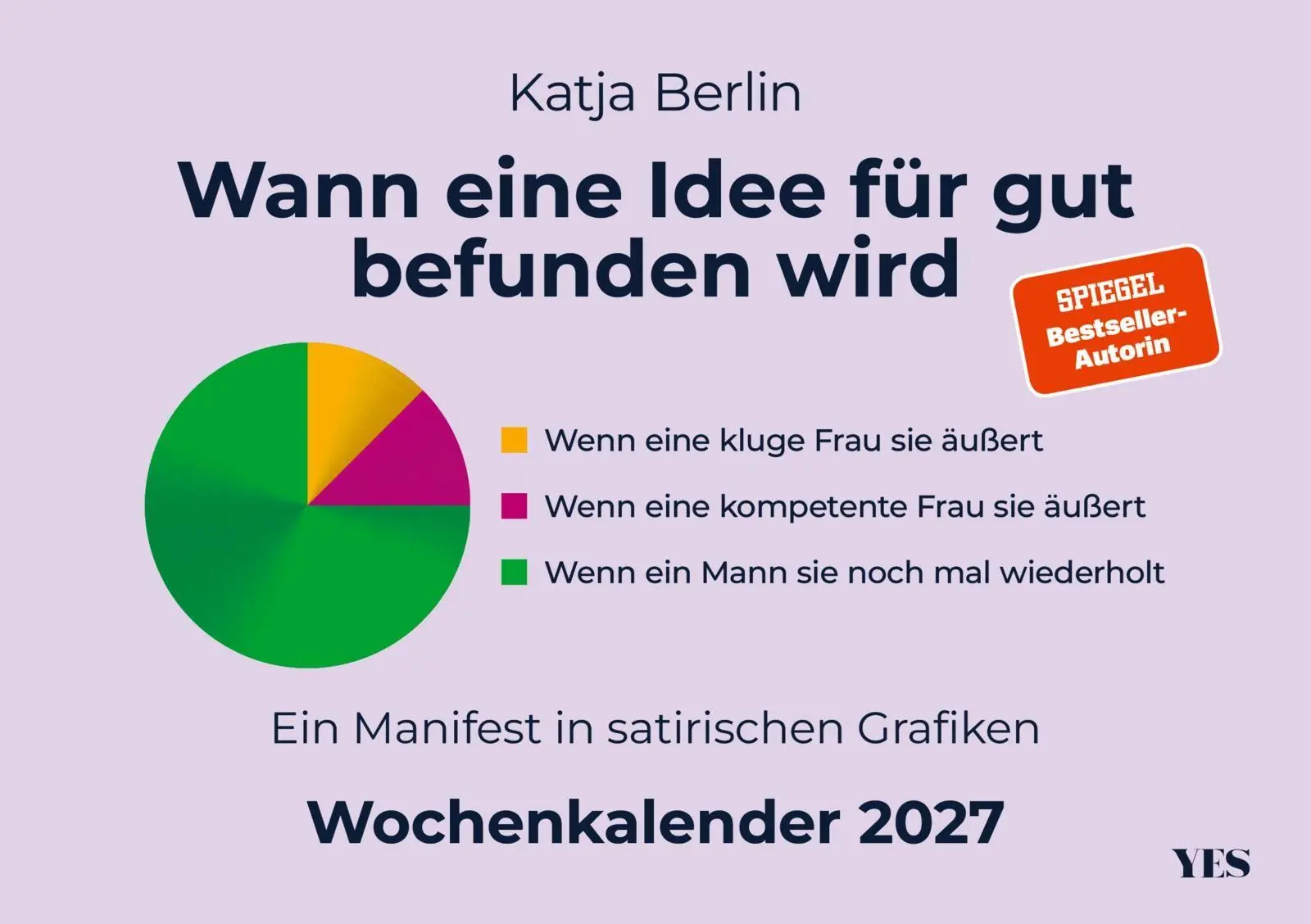 Cover: 9783969054161 | Wann eine Idee für gut befunden wird. Wochenkalender 2027 | Berlin