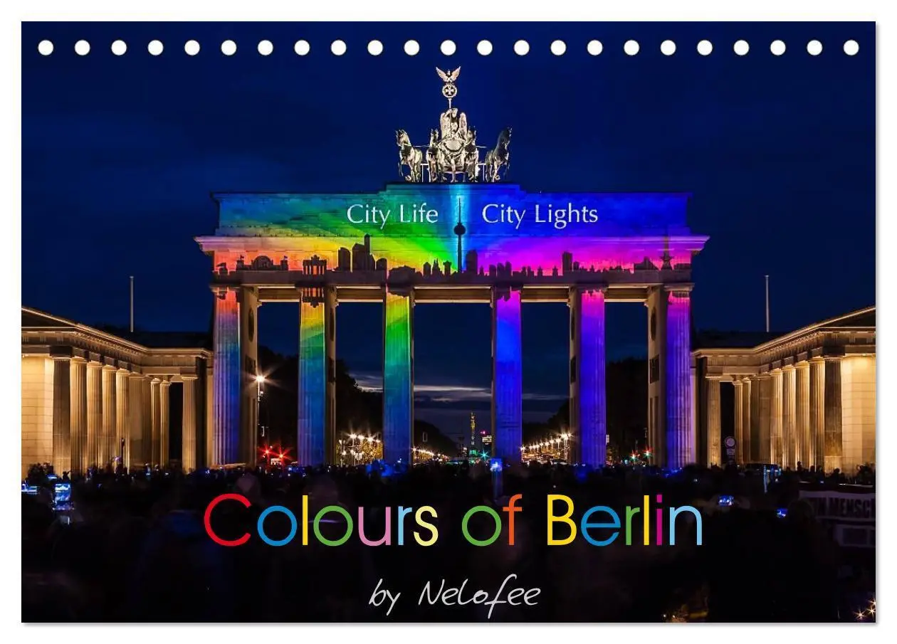 Cover: 9783435644261 | Colours of Berlin (Tischkalender 2025 DIN A5 quer), CALVENDO...