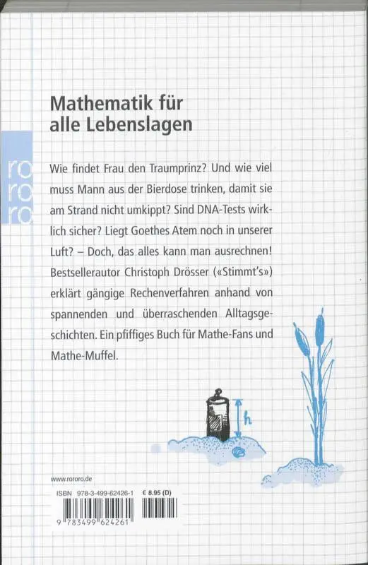 Rückseite: 9783499624261 | Der Mathematikverführer | Zahlenspiele für alle Lebenslagen | Drösser