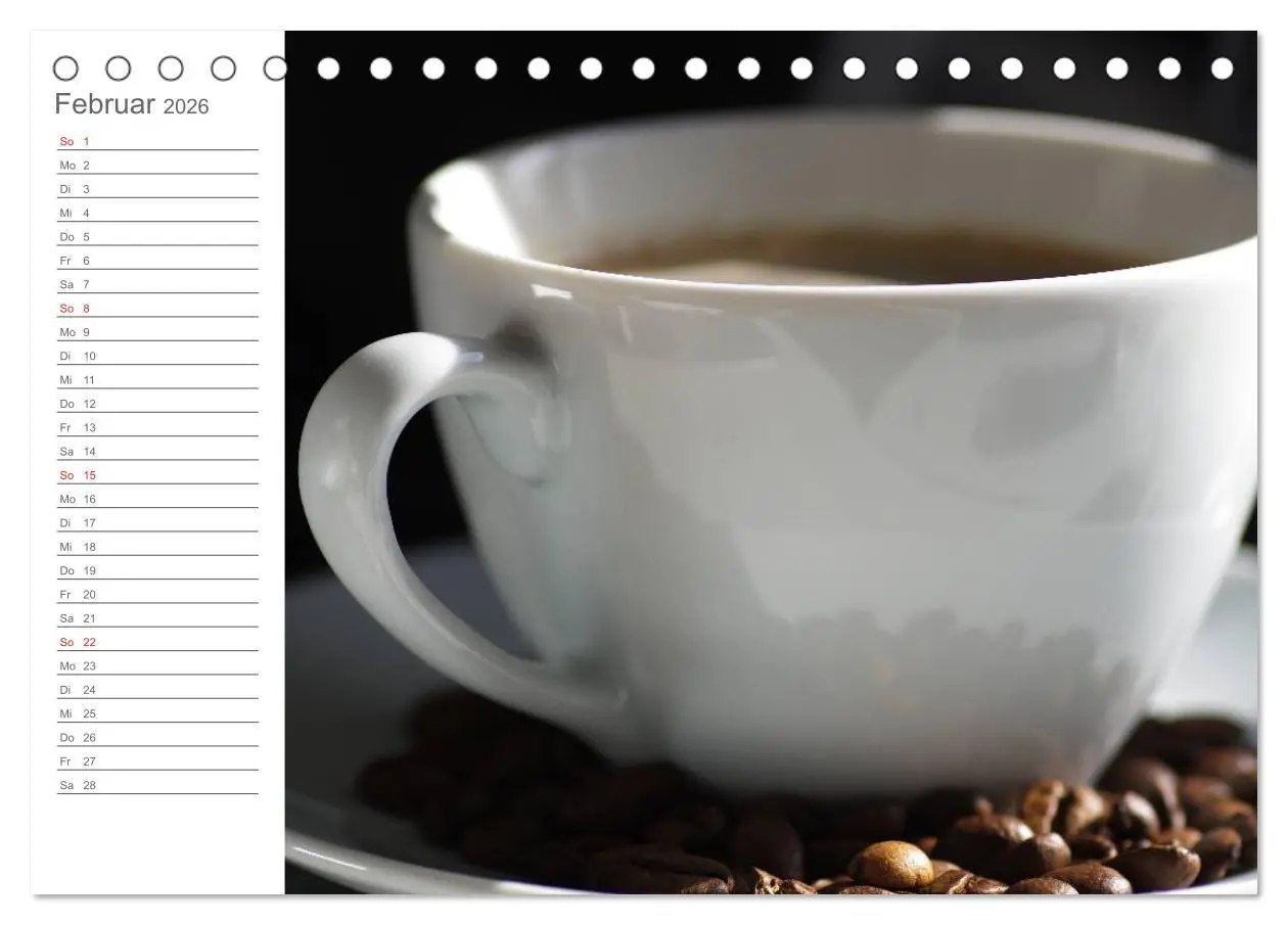 Bild: 9783516204261 | Kaffee-Pause Terminkalender (Tischkalender 2026 DIN A5 quer),...