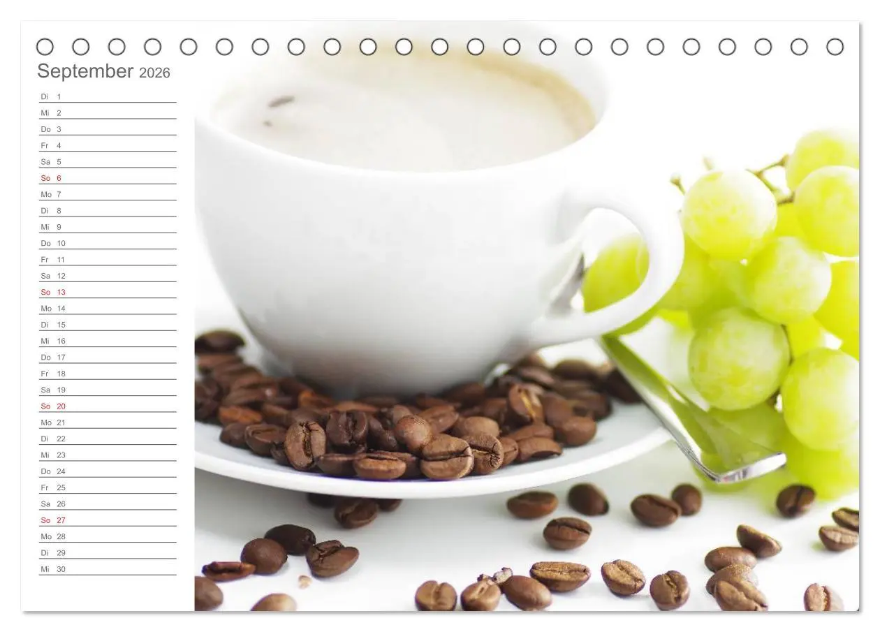 Bild: 9783516204261 | Kaffee-Pause Terminkalender (Tischkalender 2026 DIN A5 quer),...