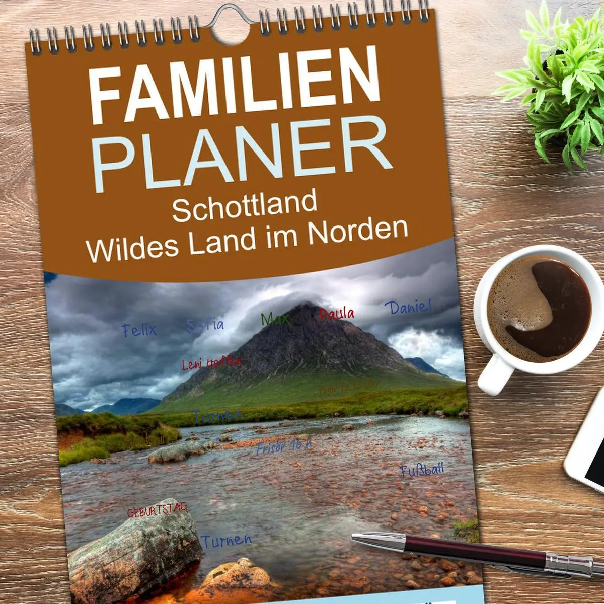Bild: 9783516514261 | Familienplaner 2026 - Schottland - Wildes Land im Norden mit 5...