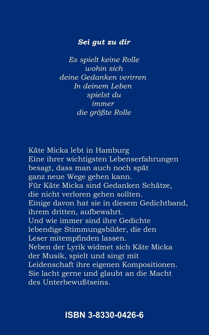 Rückseite: 9783833004261 | Gedanken | Gedichte | Käte Micka | Taschenbuch | 96 S. | Deutsch