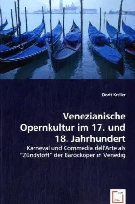 Cover: 9783836454261 | Venezianische Opernkultur im 17. und 18. Jahrhundert | Dorit Kreller