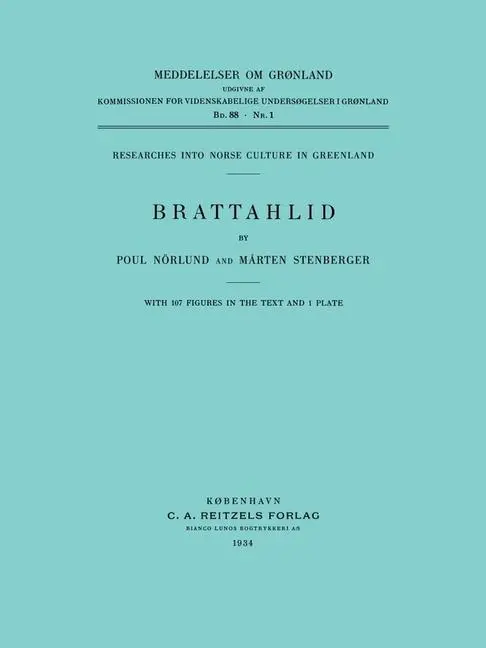 Cover: 9788763524261 | Brattahlid | Poul Norlund (u. a.) | Taschenbuch | Niederländisch