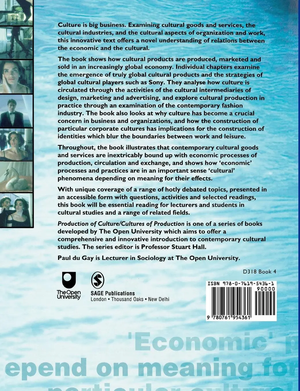 Rückseite: 9780761954361 | Production of Culture/Cultures of Production | Paul Du Gay | Buch