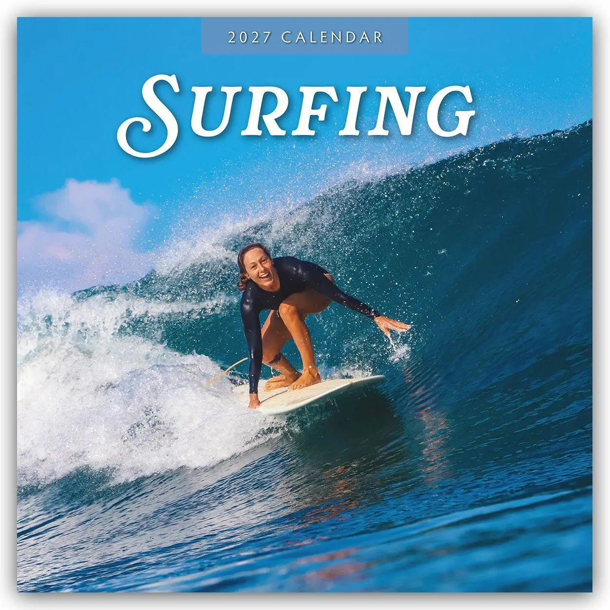 Cover: 9781837014361 | Surfing - Surfen 2027 - 16-Monatskalender | Robin Red | Kalender