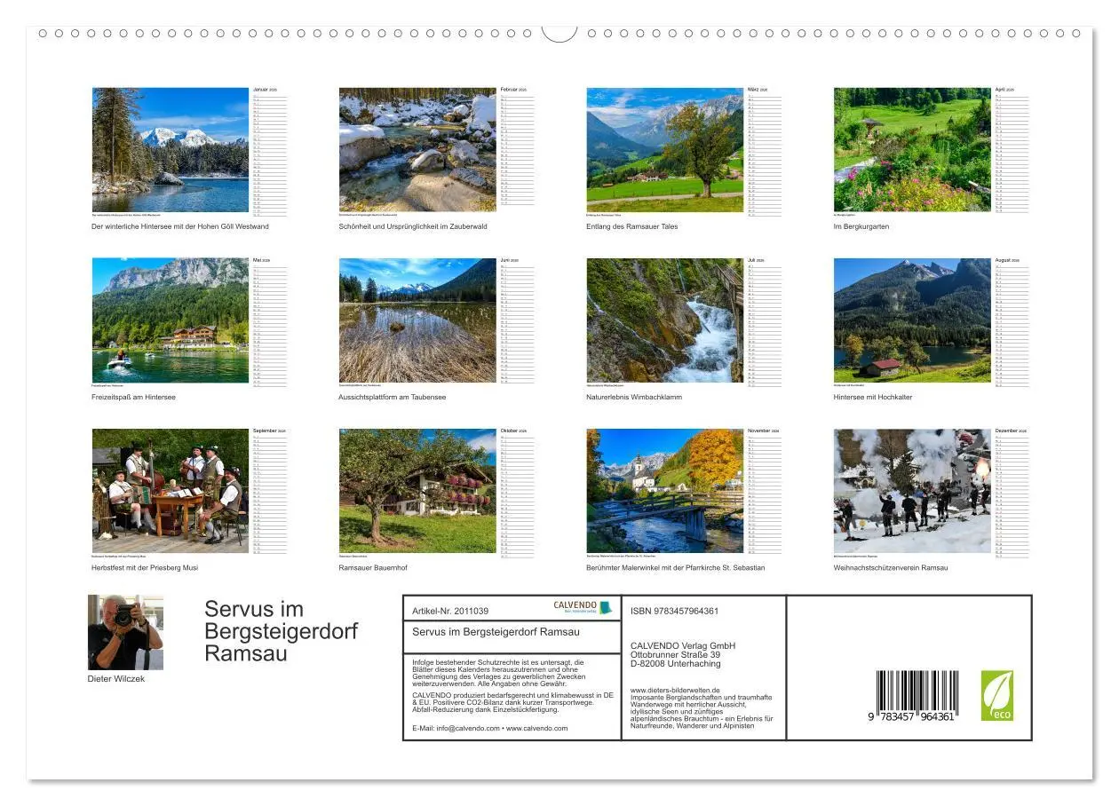 Bild: 9783457964361 | Servus im Bergsteigerdorf Ramsau (hochwertiger Premium Wandkalender...
