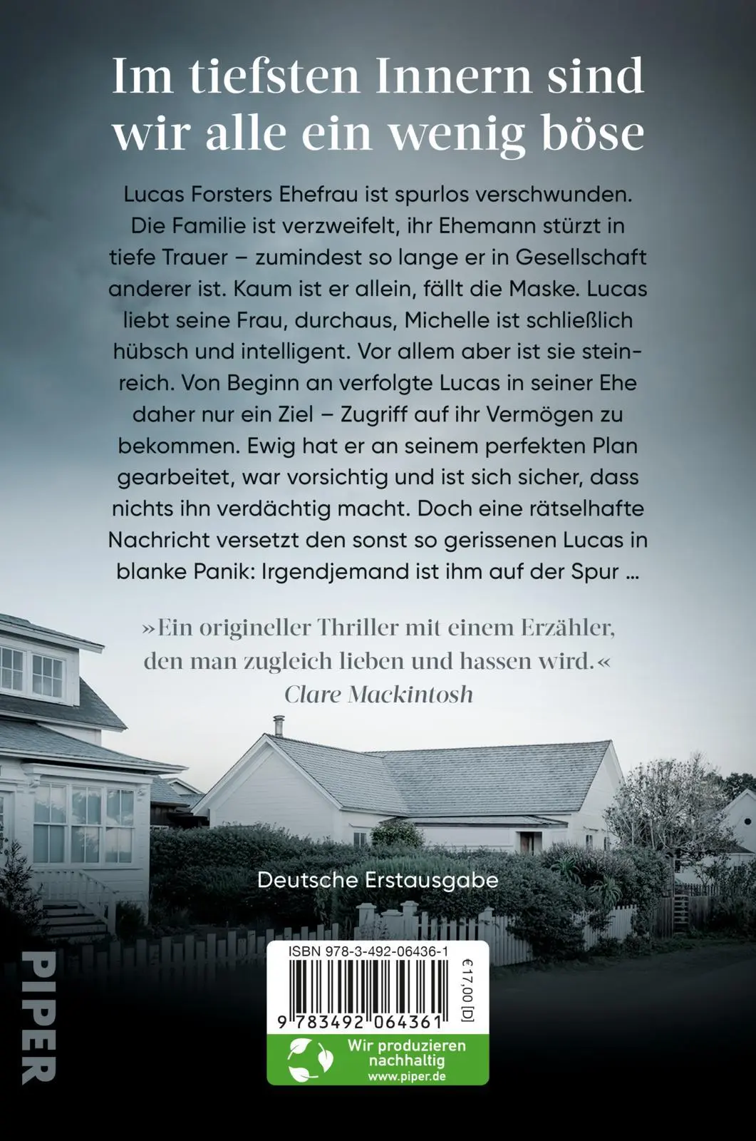Rückseite: 9783492064361 | The Husband - Er will nur ihr Bestes | Hannah Mary McKinnon | Buch