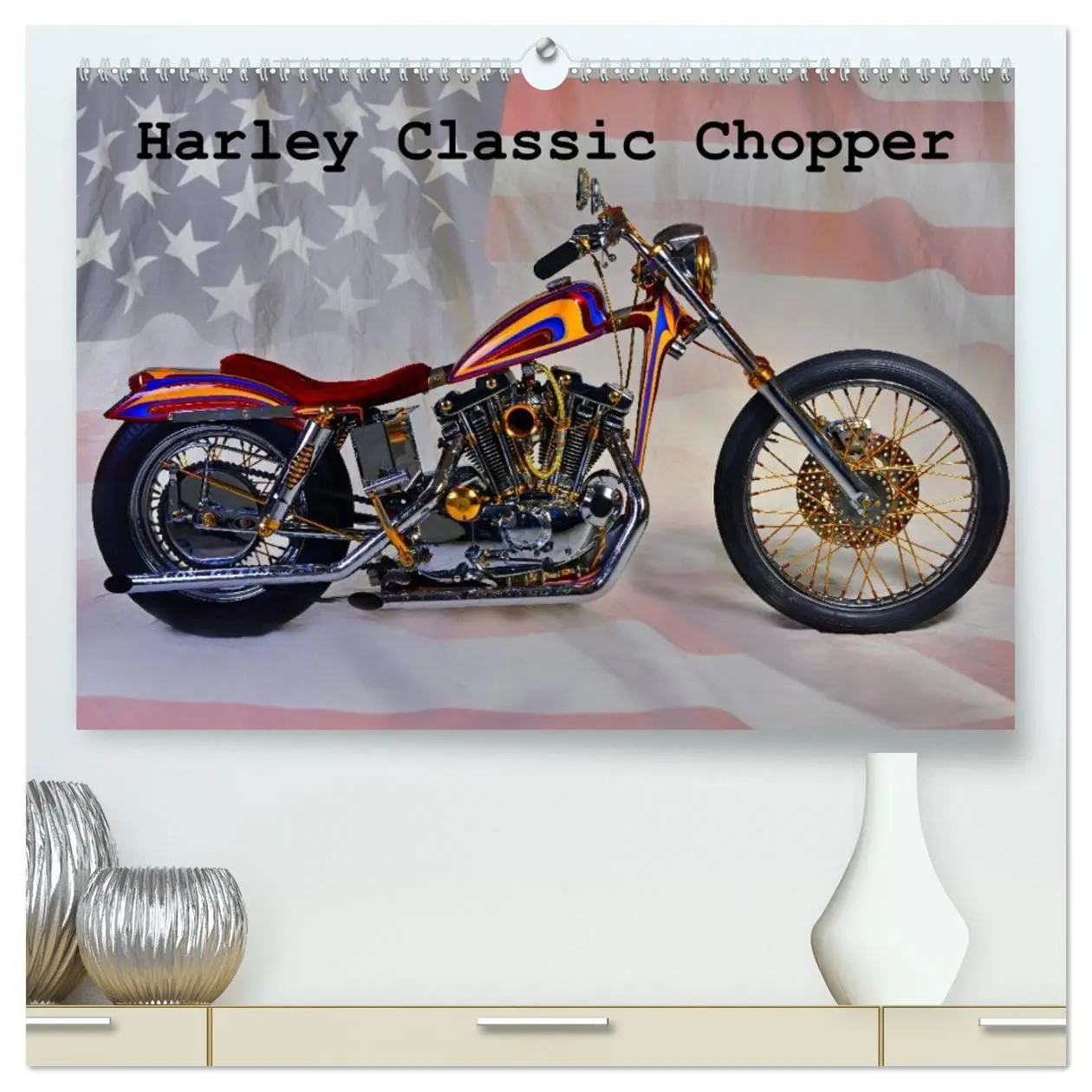 Cover: 9783516124361 | Harley Classic Chopper (hochwertiger Premium Wandkalender 2026 DIN...