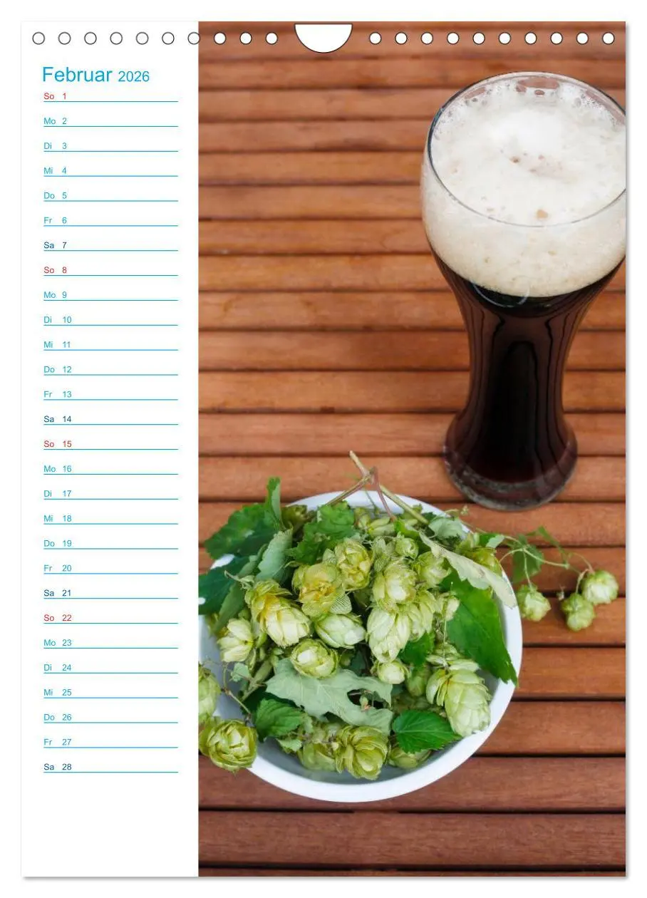 Bild: 9783516434361 | Bier (Wandkalender 2026 DIN A4 hoch), CALVENDO Monatskalender | Jäger