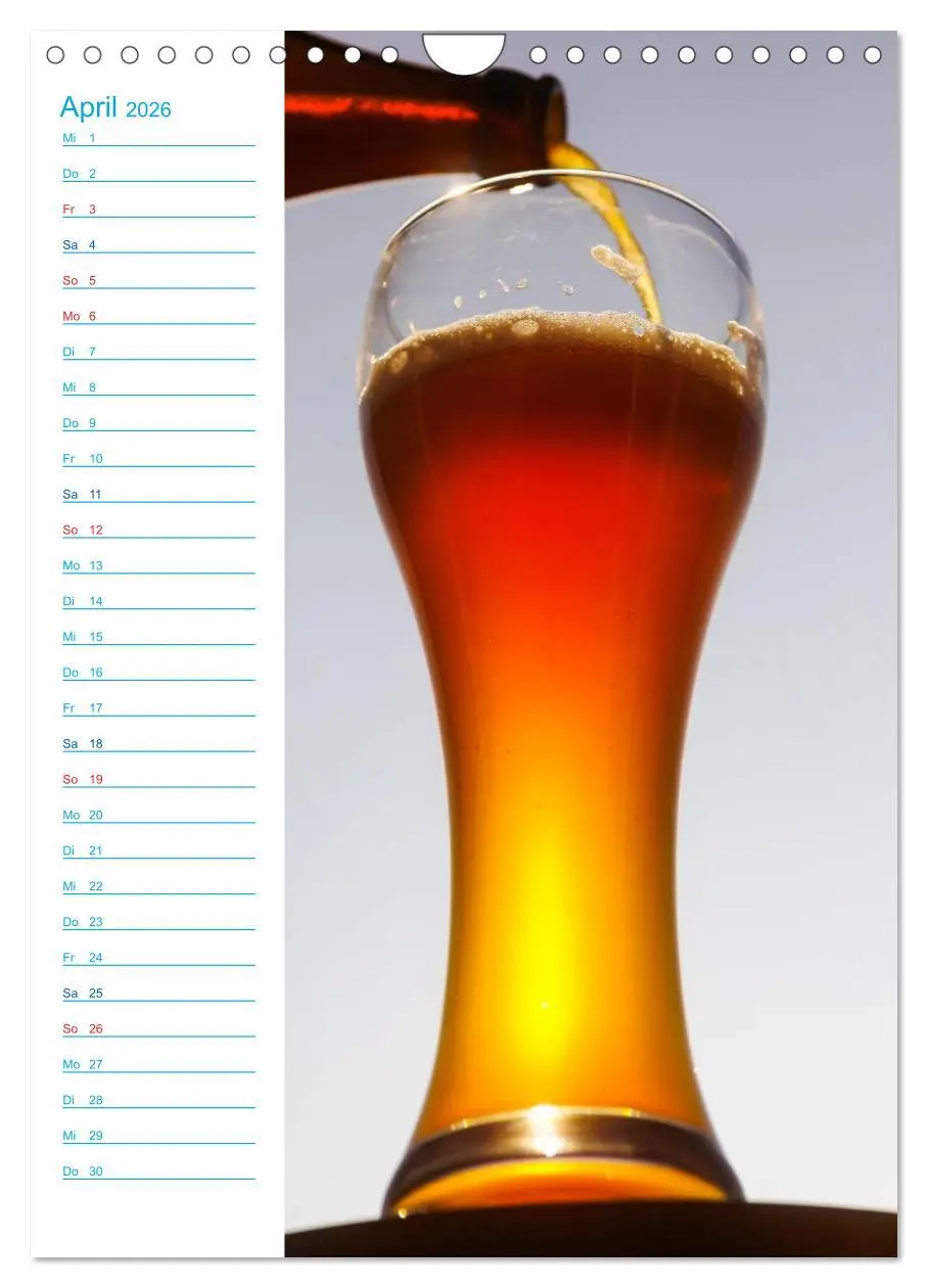 Bild: 9783516434361 | Bier (Wandkalender 2026 DIN A4 hoch), CALVENDO Monatskalender | Jäger