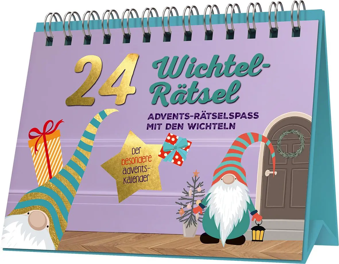 Cover: 9783625194361 | 24 Wichtel-Rätsel I Der besondere Adventskalender zum Aufstellen
