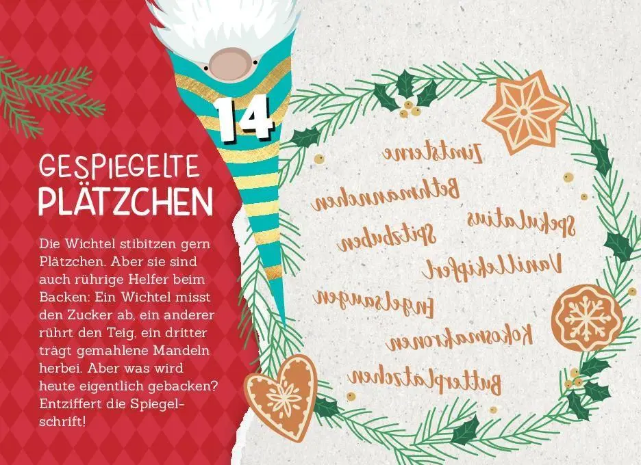 Bild: 9783625194361 | 24 Wichtel-Rätsel I Der besondere Adventskalender zum Aufstellen