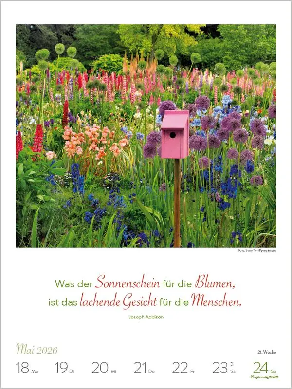 Bild: 9783731884361 | Literaturkalender Lebensweisheiten 2026 | Verlag Korsch | Kalender
