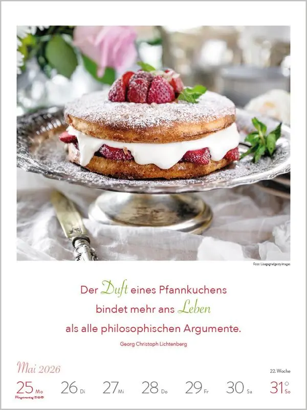 Bild: 9783731884361 | Literaturkalender Lebensweisheiten 2026 | Verlag Korsch | Kalender