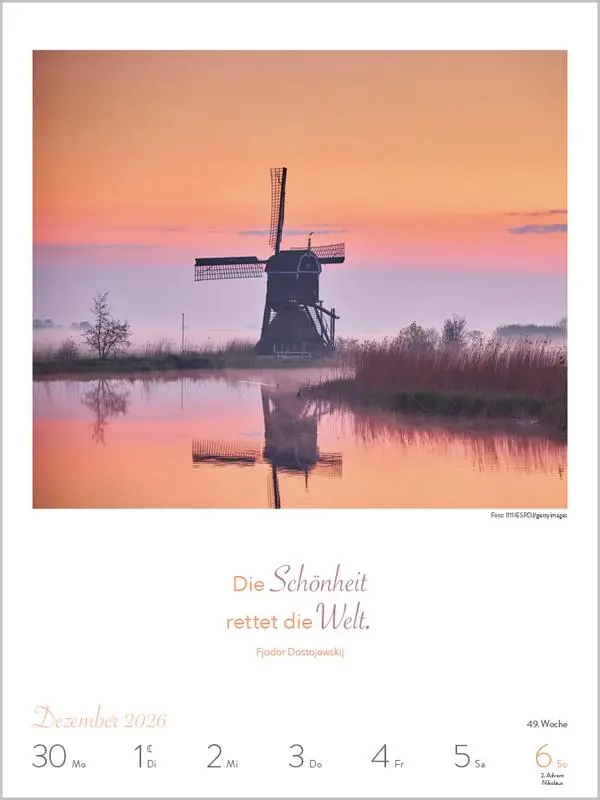Bild: 9783731884361 | Literaturkalender Lebensweisheiten 2026 | Verlag Korsch | Kalender
