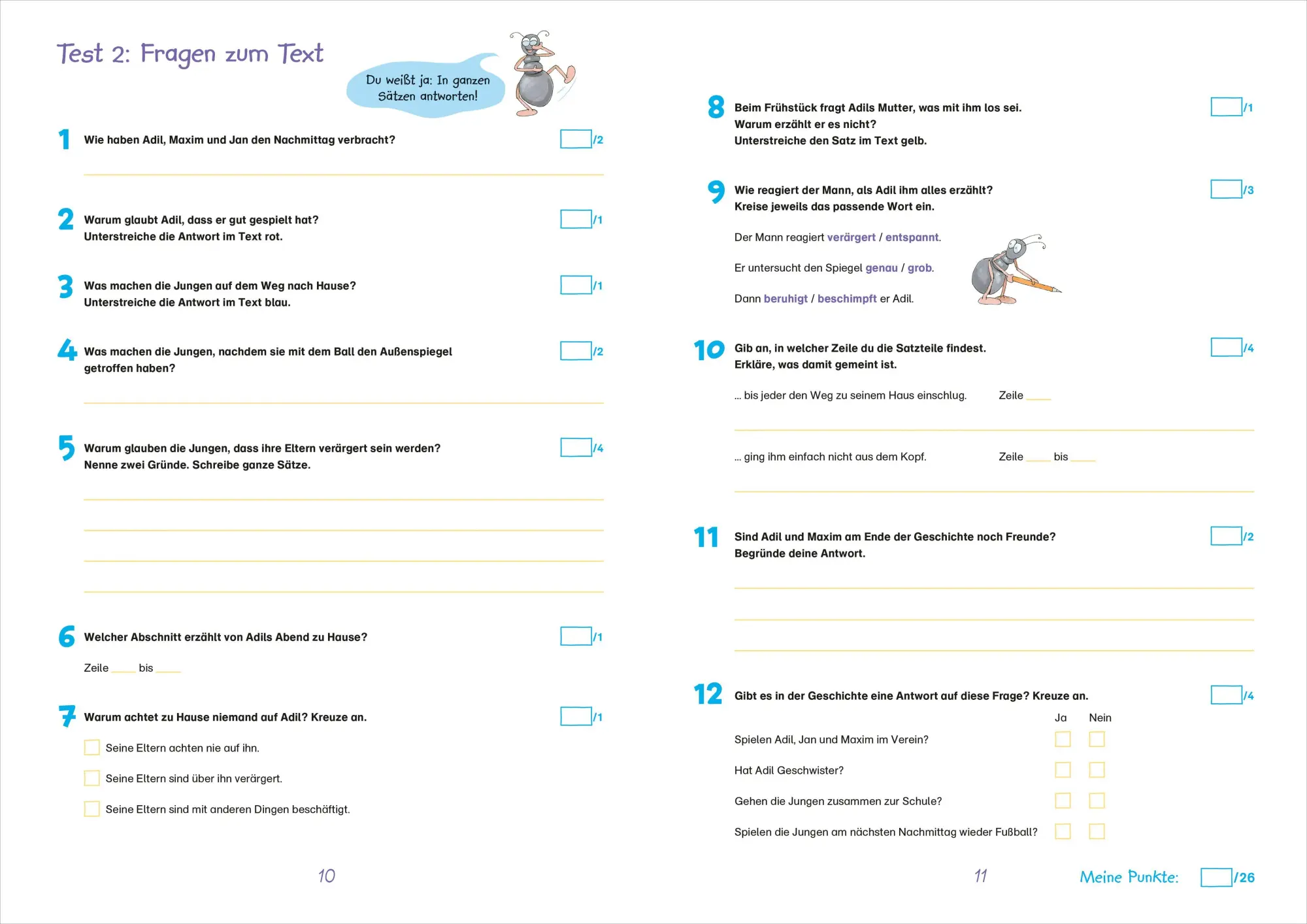 Bild: 9783788624361 | Fit für Lesetests 4. Klasse. Mein Testheft | Julia Meyer | Broschüre