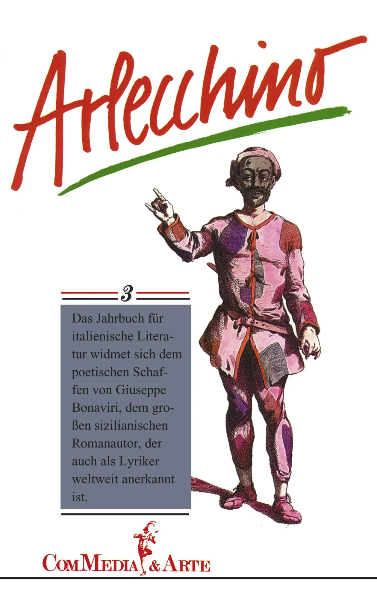 Cover: 9783924244361 | Arlecchino 3 | Guiseppe Bonaviri | Taschenbuch | 116 S. | Deutsch