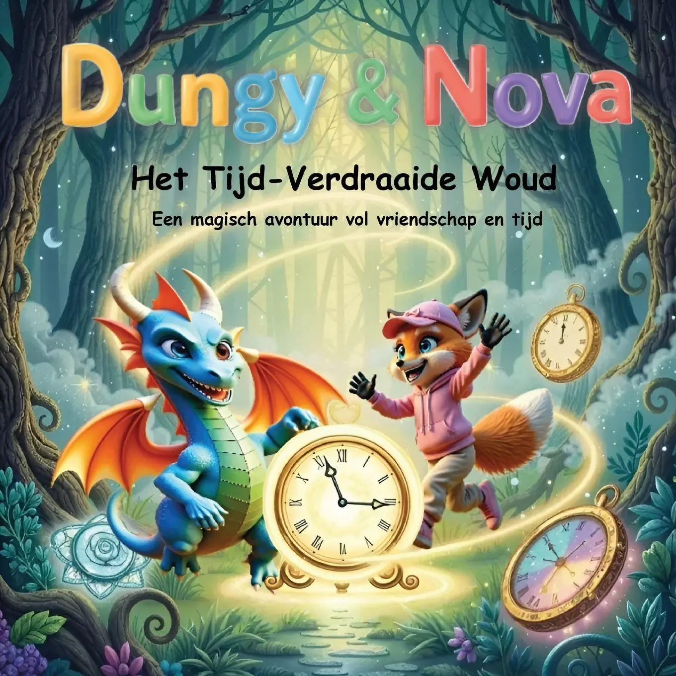 Cover: 9789083594361 | Dungy &amp; Nova | Het Tijd-Verdraaide Woud | Kristof Coninx | Taschenbuch
