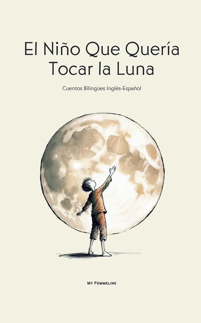 Cover: 9798227844361 | El Niño Que Quería Tocar la Luna | Cuentos Bilingües Inglés-Español