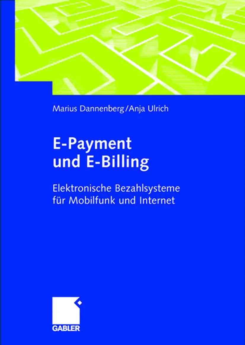Cover: 9783409124461 | E-Payment und E-Billing | Marius Dannenberg | Buch | 272 S. | Deutsch