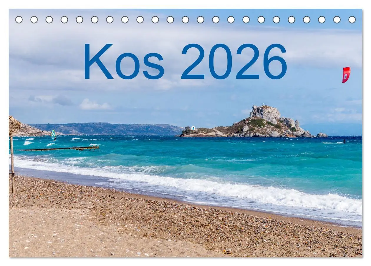 Cover: 9783457644461 | Kos 2026 (Tischkalender 2026 DIN A5 quer), CALVENDO Monatskalender