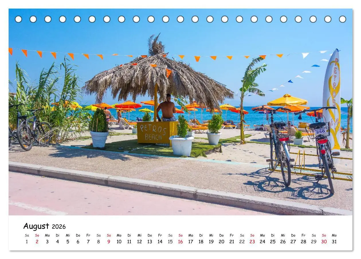 Bild: 9783457644461 | Kos 2026 (Tischkalender 2026 DIN A5 quer), CALVENDO Monatskalender