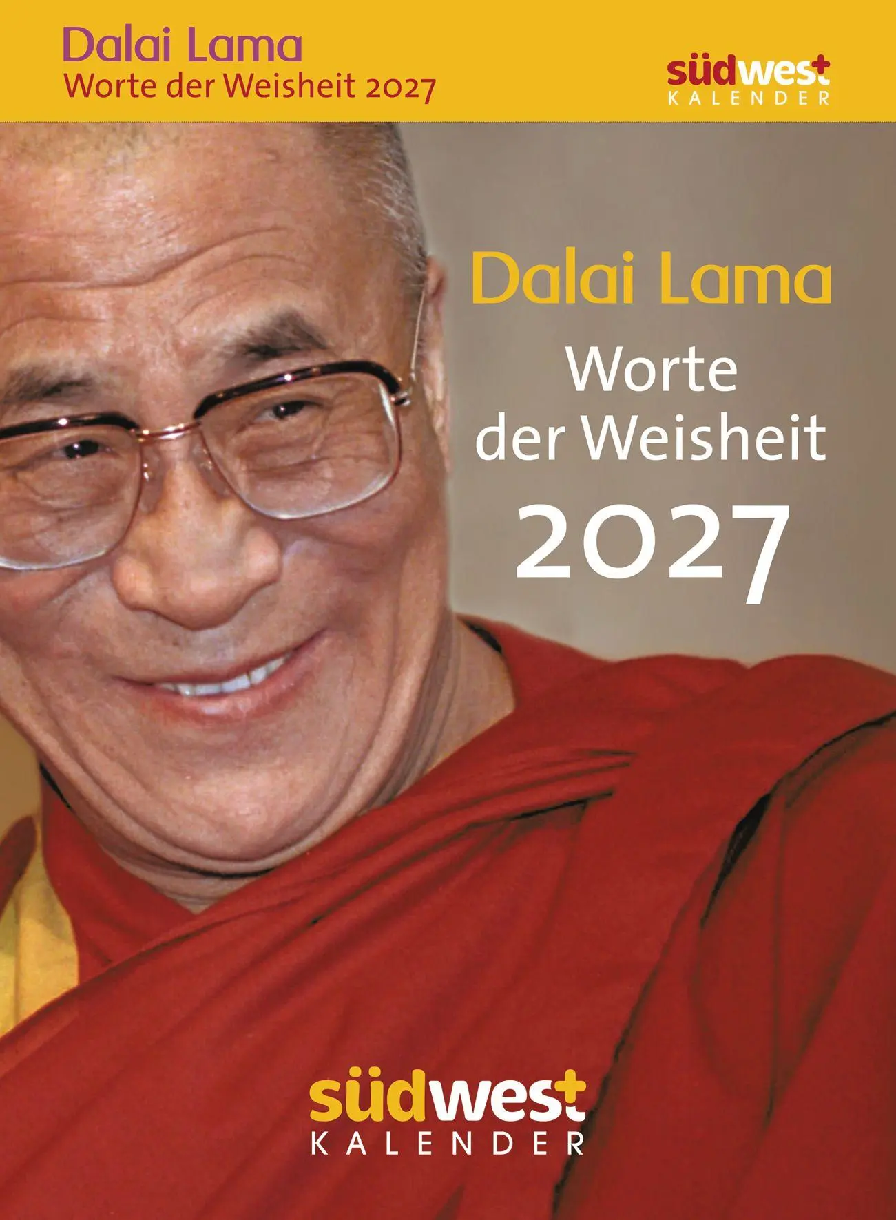 Cover: 9783517104461 | Dalai Lama - Worte der Weisheit 2027 - Tagesabreißkalender zum...