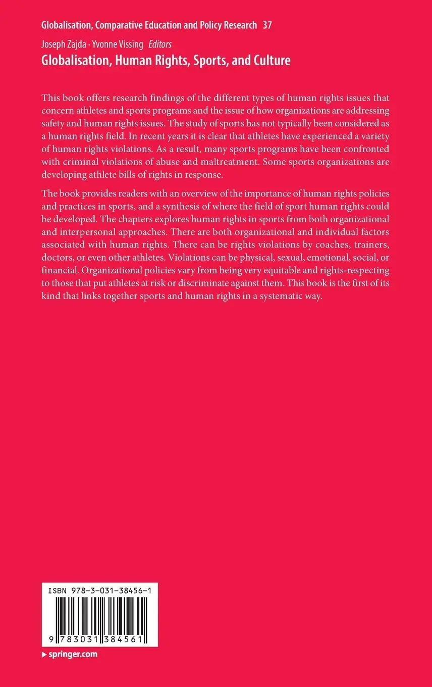 Rückseite: 9783031384561 | Globalisation, Human Rights, Sports, and Culture | Vissing (u. a.)