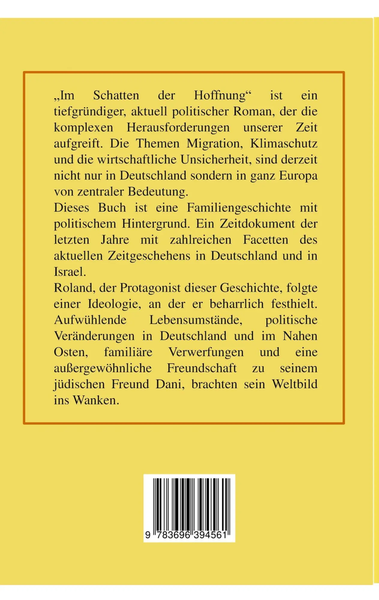 Rückseite: 9783696394561 | Im Schatten der Hoffnung | Deutschland ist ein schönes Land | Czarny
