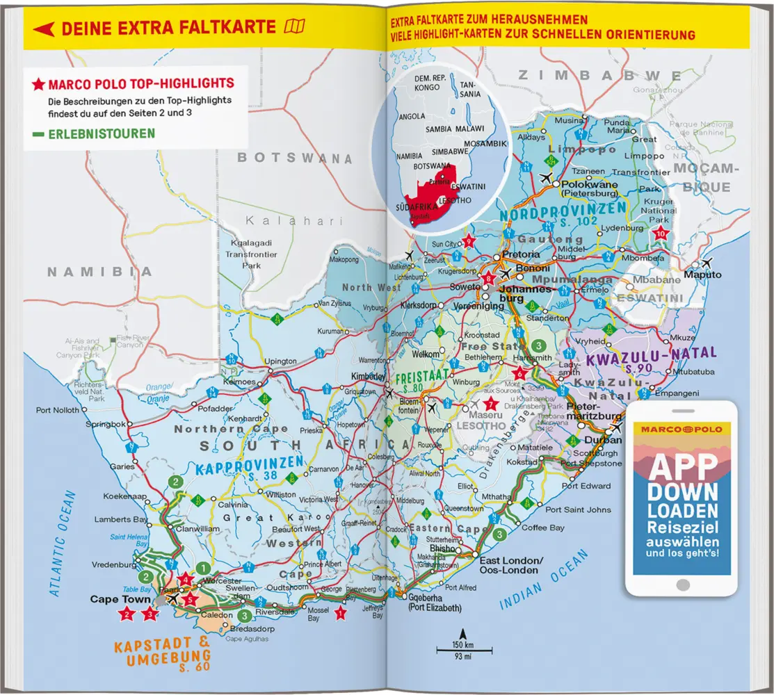 Bild: 9783829734561 | MARCO POLO Reiseführer Südafrika | Dagmar Schumacher (u. a.) | Buch