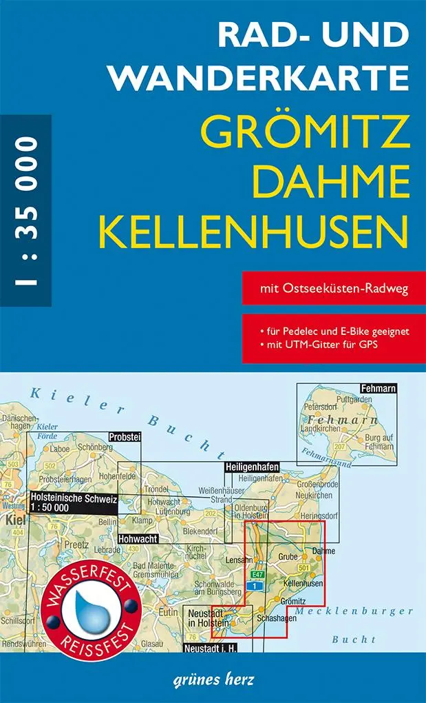 Cover: 9783866364561 | Rad- und Wanderkarte Grömitz, Dahme, Kellenhusen | (Land-)Karte | 2024