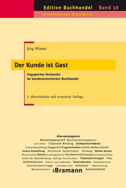 Cover: 9783934054561 | Der Kunde ist Gast | Jörg Winter | Taschenbuch | Edition Buchhandel