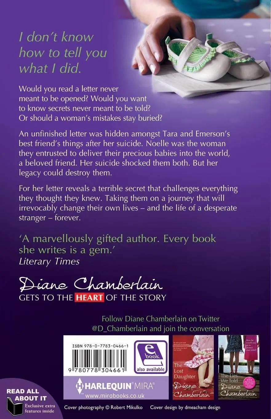 Rückseite: 9780778304661 | The Midwife's Confession | Diane Chamberlain | Taschenbuch | Englisch