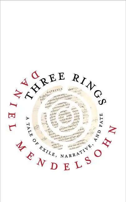 Cover: 9780813944661 | Three Rings | A Tale of Exile, Narrative, and Fate | Daniel Mendelsohn