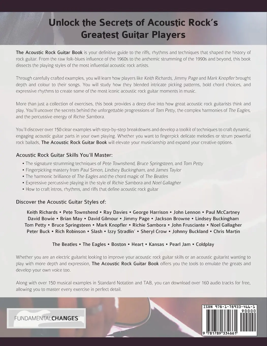 Rückseite: 9781789334661 | The Acoustic Rock Guitar Book | Stuart Ryan (u. a.) | Taschenbuch
