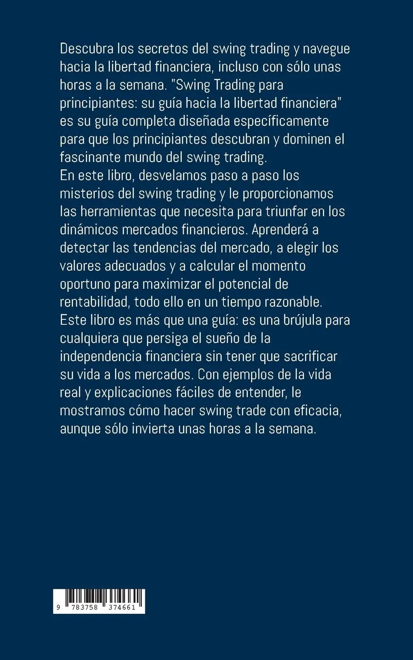 Rückseite: 9783758374661 | Swing trading para principiantes | Luis Moreno | Taschenbuch | 2024
