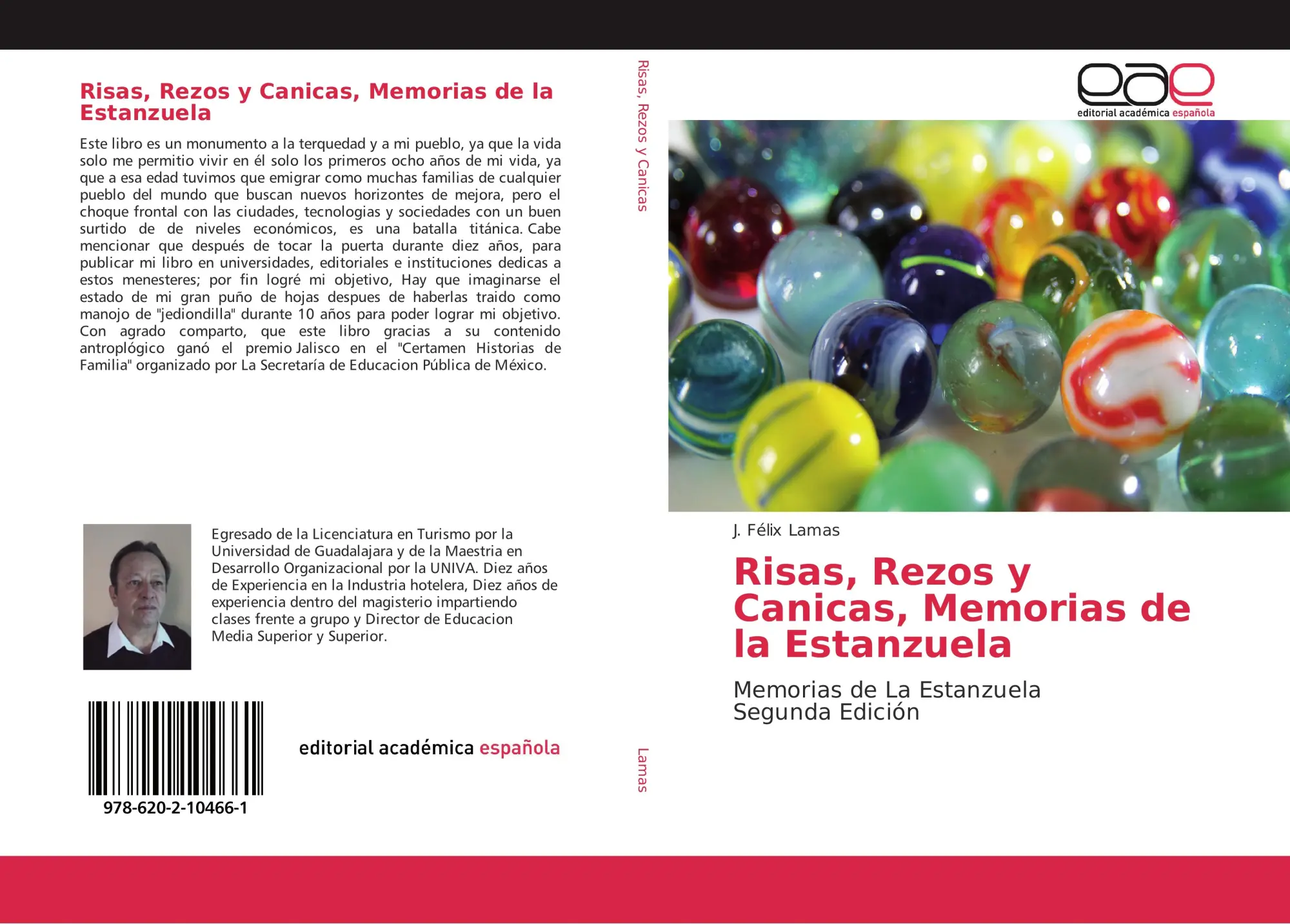 Cover: 9786202104661 | Risas, Rezos y Canicas, Memorias de la Estanzuela | J. Félix Lamas
